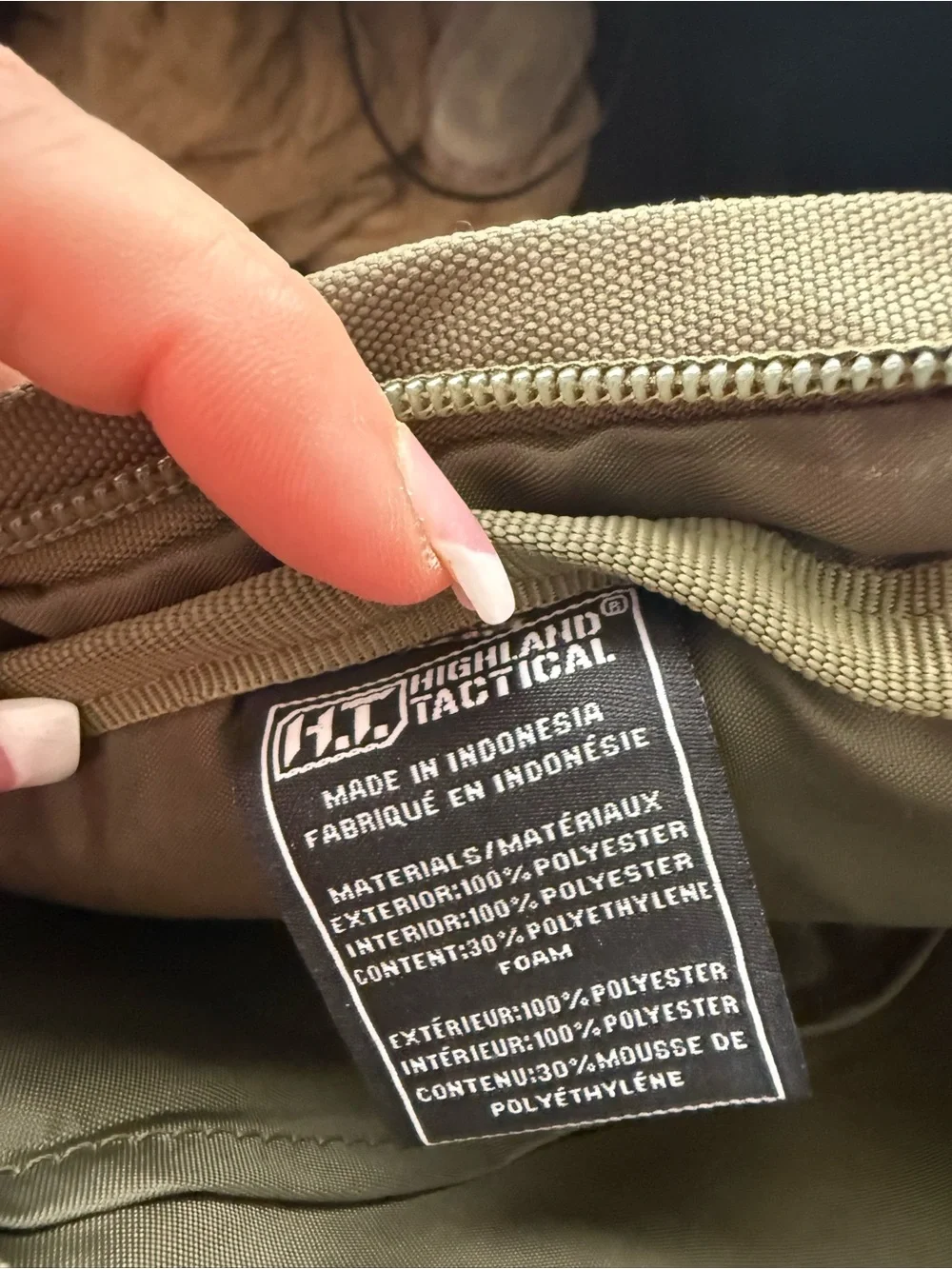 Highland Tactical Olive Green Sling Bag - Compact Everyday Carry